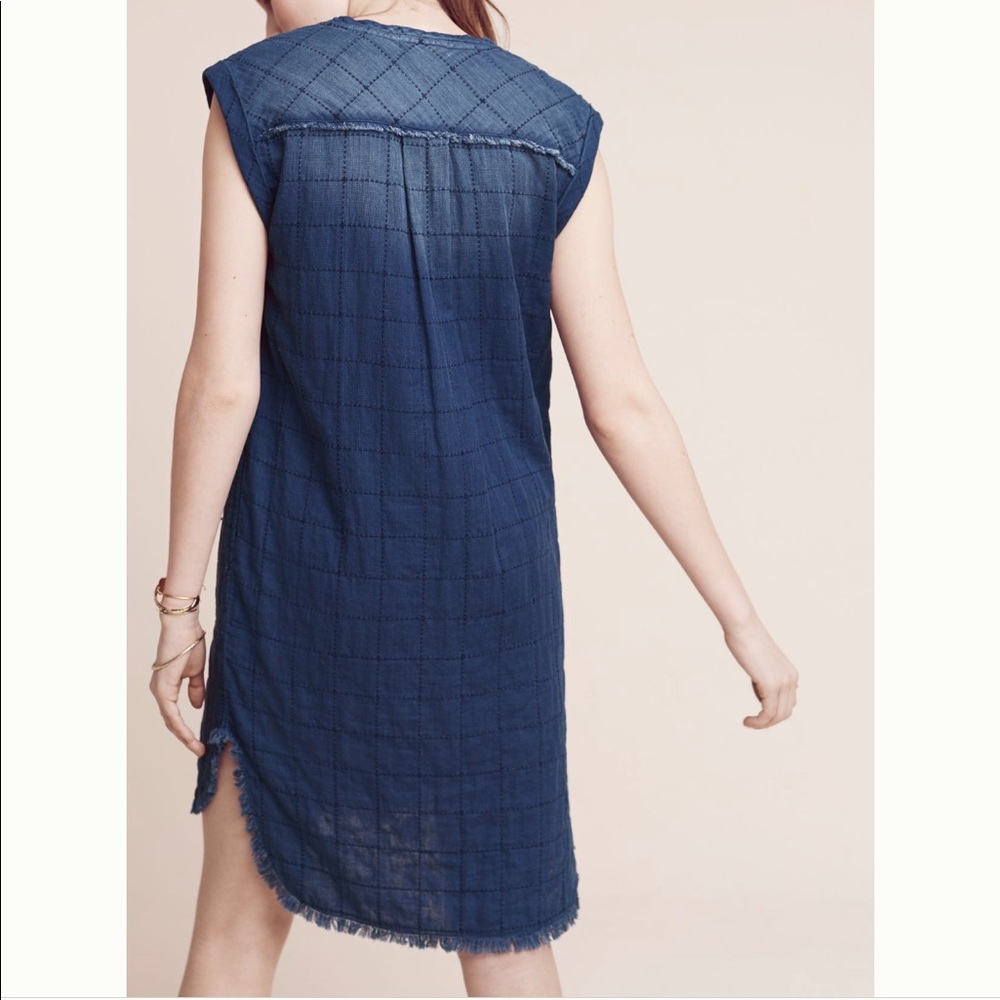 Anthropologie Cloth & Stone Frayed Tunic Dress